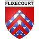 Pegatinas escudo de armas de Flixecourt adhesivo de la etiqueta engomada