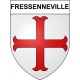 Fressenneville 80 ville sticker blason écusson autocollant adhésif