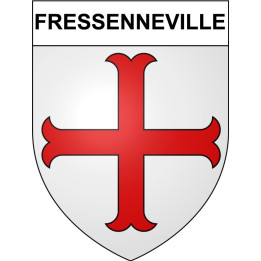 Fressenneville Sticker wappen, gelsenkirchen, augsburg, klebender aufkleber
