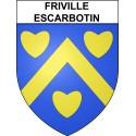 Friville-Escarbotin 80 ville sticker blason écusson autocollant adhésif