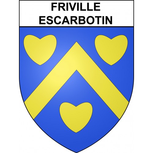 Friville-Escarbotin 80 ville sticker blason écusson autocollant adhésif