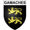 Adesivi stemma Gamaches adesivo