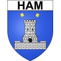Stickers coat of arms Ham adhesive sticker