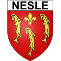 Adesivi stemma Nesle adesivo