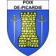 Poix-de-Picardie Sticker wappen, gelsenkirchen, augsburg, klebender aufkleber