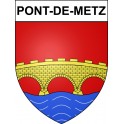 Pont-de-Metz 80 ville sticker blason écusson autocollant adhésif
