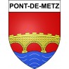 Pont-de-Metz 80 ville sticker blason écusson autocollant adhésif