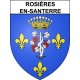 Pegatinas escudo de armas de Rosières-en-Santerre adhesivo de la etiqueta engomada