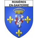 Stickers coat of arms Rosières-en-Santerre adhesive sticker