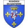 Rosieres-en-Santerre 80 ville sticker blason écusson autocollant adhésif