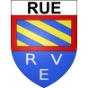 Adesivi stemma Rue adesivo