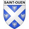Stickers coat of arms Saint-Ouen adhesive sticker