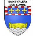 Pegatinas escudo de armas de Saint-Valery-sur-Somme adhesivo de la etiqueta engomada
