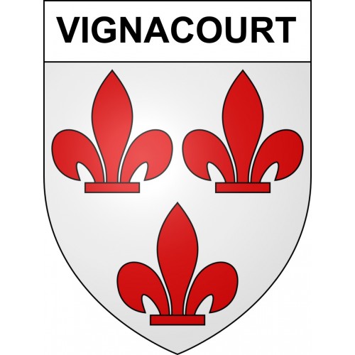 Adesivi stemma Vignacourt adesivo