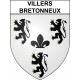 Stickers coat of arms Villers-Bretonneux adhesive sticker