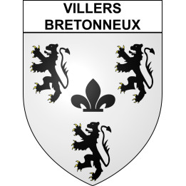 Villers-Bretonneux 80 ville sticker blason écusson autocollant adhésif