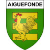 Adesivi stemma Aiguefonde adesivo