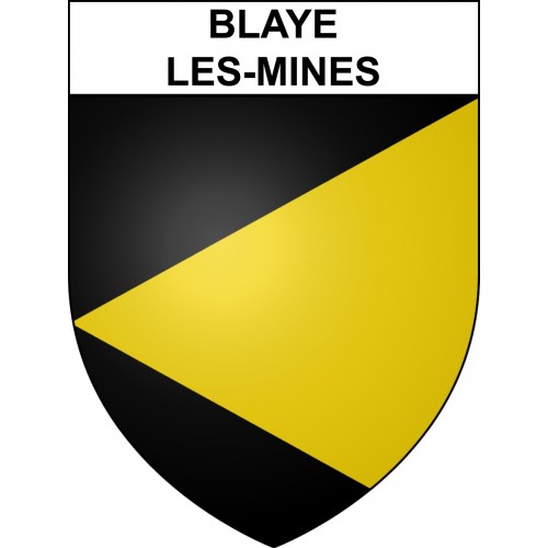 Adesivi stemma Blaye-les-Mines adesivo