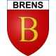 Brens 81 ville sticker blason écusson autocollant adhésif