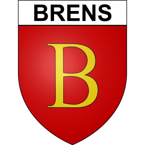 Brens Sticker wappen, gelsenkirchen, augsburg, klebender aufkleber
