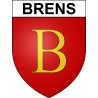 Stickers coat of arms Brens adhesive sticker