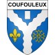 Adesivi stemma Coufouleux adesivo