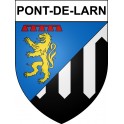 Stickers coat of arms Pont-de-Larn adhesive sticker