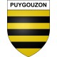 Puygouzon 81 ville sticker blason écusson autocollant adhésif