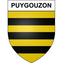 Puygouzon Sticker wappen, gelsenkirchen, augsburg, klebender aufkleber