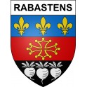 Stickers coat of arms Rabastens adhesive sticker