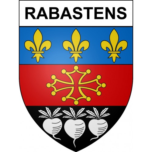 Stickers coat of arms Rabastens adhesive sticker