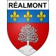 Réalmont 81 ville sticker blason écusson autocollant adhésif