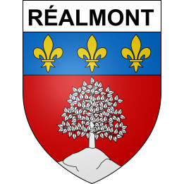 Réalmont Sticker wappen, gelsenkirchen, augsburg, klebender aufkleber
