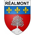 Stickers coat of arms Réalmont adhesive sticker