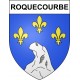 Roquecourbe 81 ville sticker blason écusson autocollant adhésif