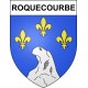 Stickers coat of arms Roquecourbe adhesive sticker