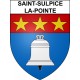 Saint-Sulpice-la-Pointe 81 ville sticker blason écusson autocollant adhésif
