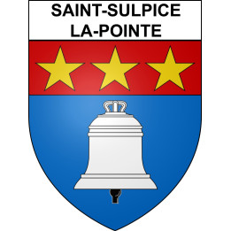 Stickers coat of arms Saint-Sulpice-la-Pointe adhesive sticker