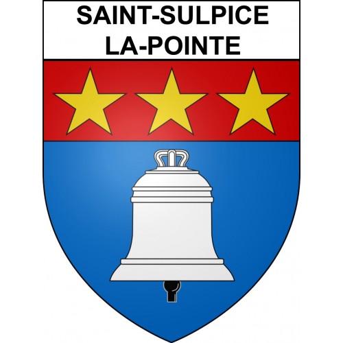 Stickers coat of arms Saint-Sulpice-la-Pointe adhesive sticker