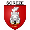 Stickers coat of arms Sorèze adhesive sticker