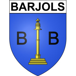 Stickers coat of arms Barjols adhesive sticker