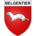 Belgentier 83 ville sticker blason écusson autocollant adhésif