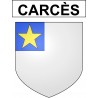 Adesivi stemma Carcès adesivo
