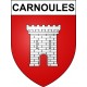 Carnoules 83 ville sticker blason écusson autocollant adhésif