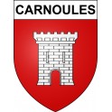 Carnoules 83 ville sticker blason écusson autocollant adhésif