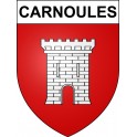 Stickers coat of arms Carnoules adhesive sticker
