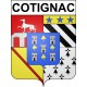 Adesivi stemma Cotignac adesivo