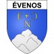 évenos 83 ville sticker blason écusson autocollant adhésif