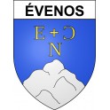 évenos 83 ville sticker blason écusson autocollant adhésif