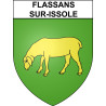 Adesivi stemma Flassans-sur-Issole adesivo